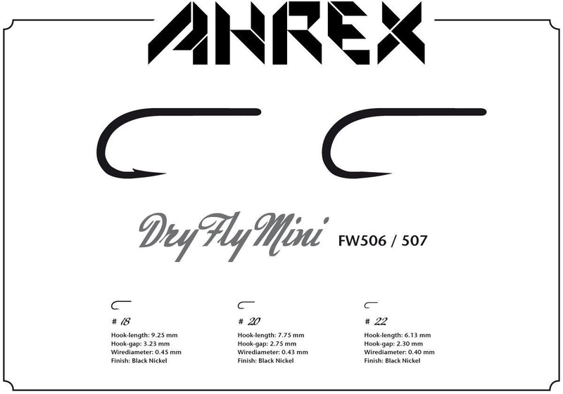 Ahrex FW506 Dry Fly Mini Hook Barbed_2