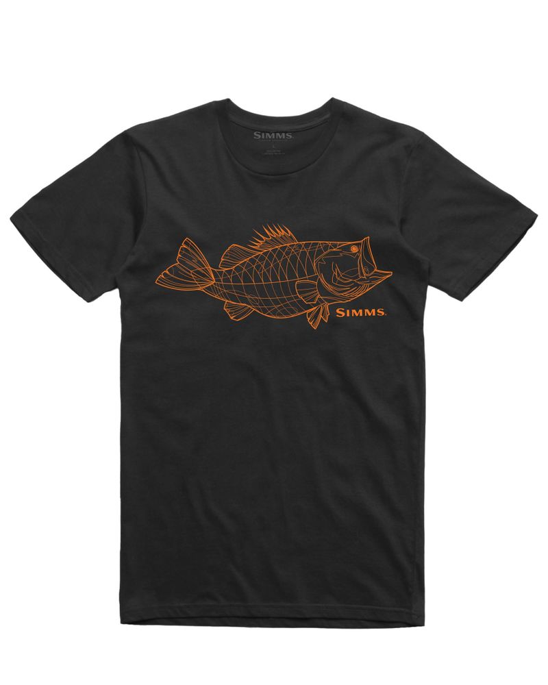 Simms Bass Line T-Shirt Black_1